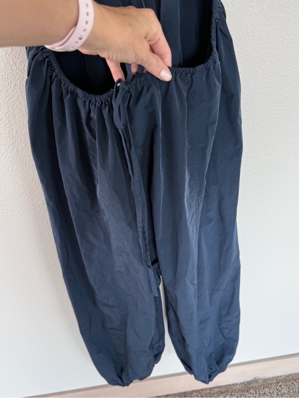 FREE PEOPLE FP Movement Over Under Jumpsuit Midnight Navy Blue Casual Women’s XS - Picture 16 of 16